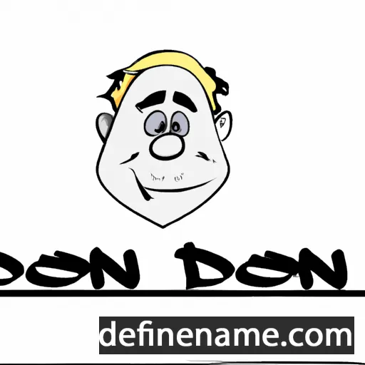 cartoon of the name Don