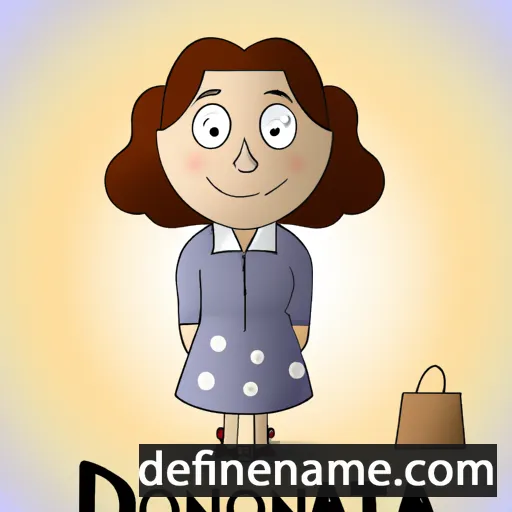 cartoon of the name Donata