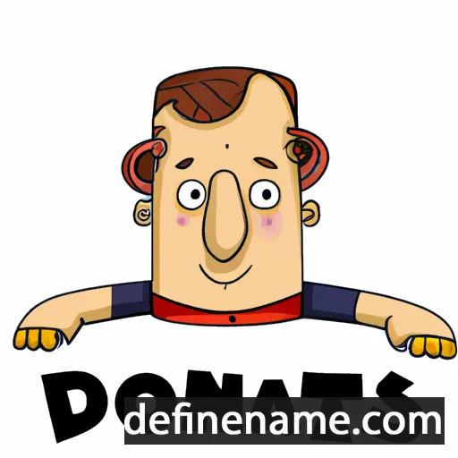 cartoon of the name Donatas