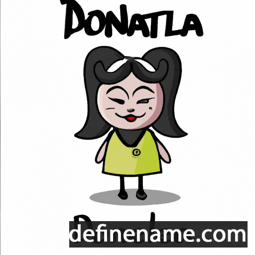 cartoon of the name Donatella