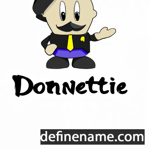 cartoon of the name Donatien