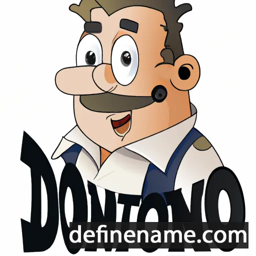 cartoon of the name Donato