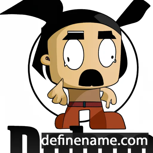 cartoon of the name Doncho