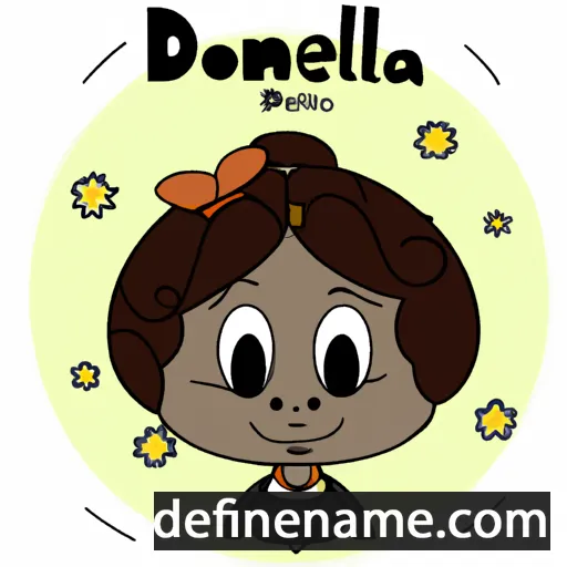 cartoon of the name Donella