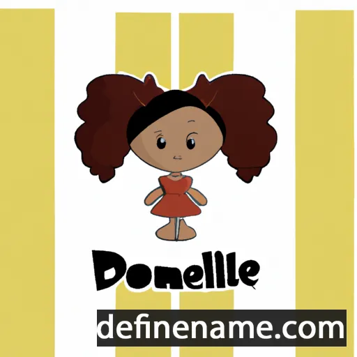 cartoon of the name Donelle