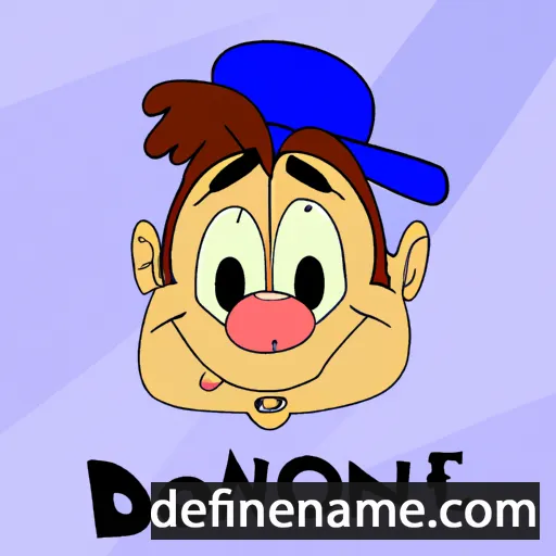 cartoon of the name Donnie