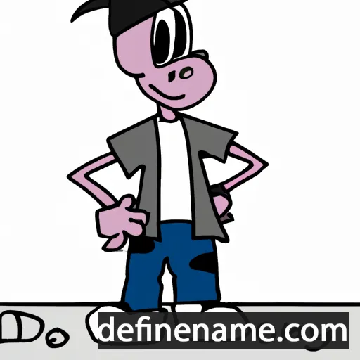 cartoon of the name Donny