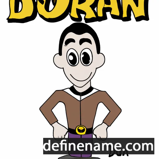 cartoon of the name Doran