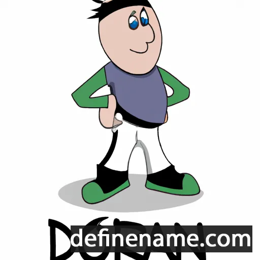 cartoon of the name Dorean