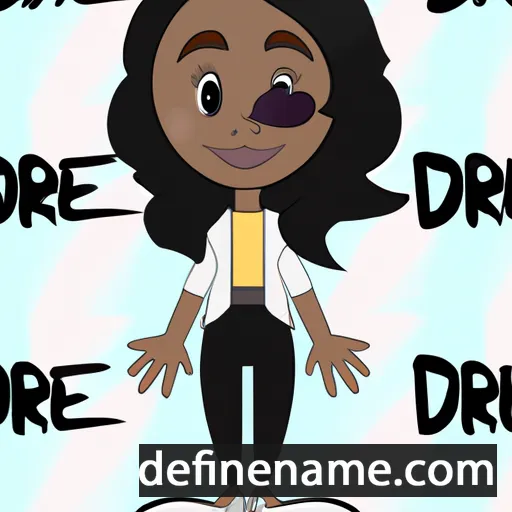 cartoon of the name Doriane