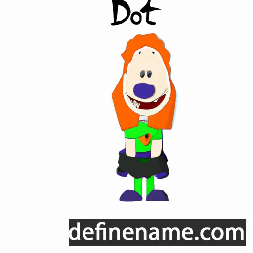 cartoon of the name Dorit