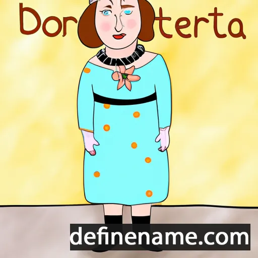 cartoon of the name Doroteya