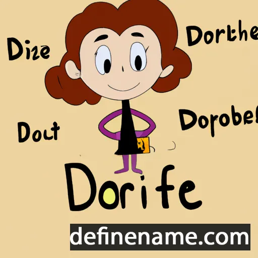 cartoon of the name Dorothée