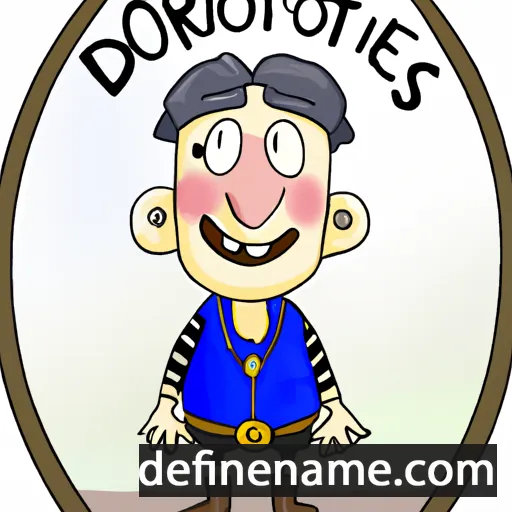 cartoon of the name Dorotheos