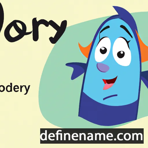 cartoon of the name Dory