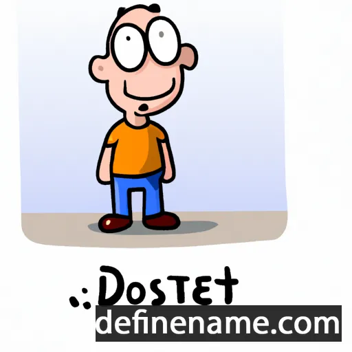 cartoon of the name Dositej