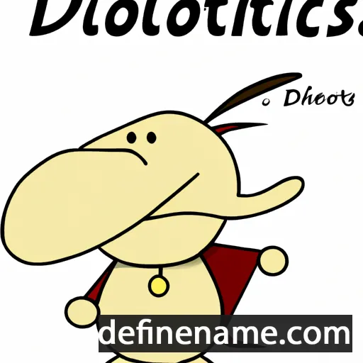 cartoon of the name Dositheus