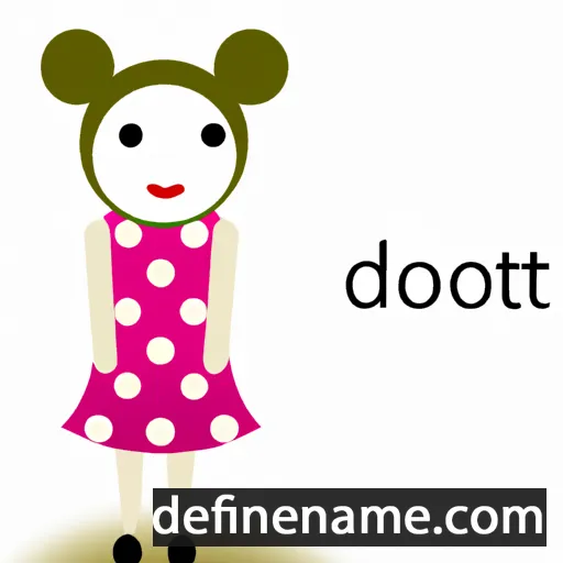 cartoon of the name Dot