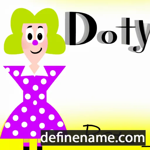 cartoon of the name Dotty