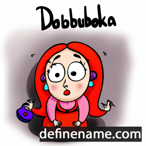 cartoon of the name Doubravka