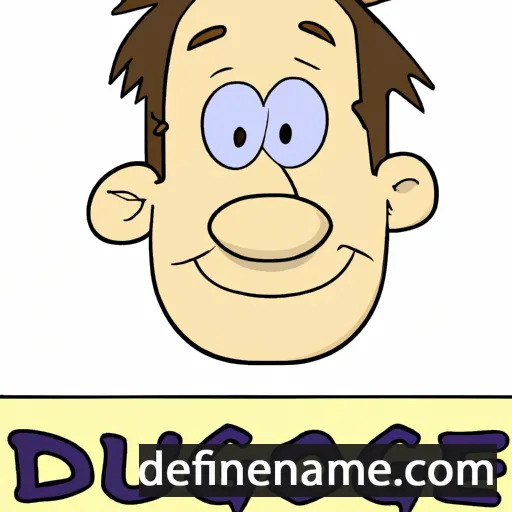 cartoon of the name Doug