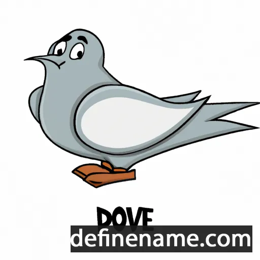 cartoon of the name Dove