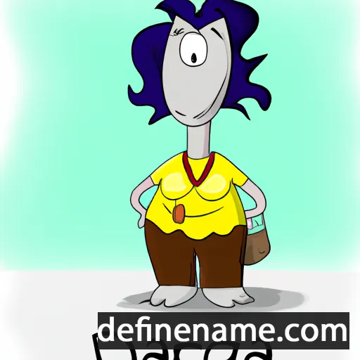 cartoon of the name Draga