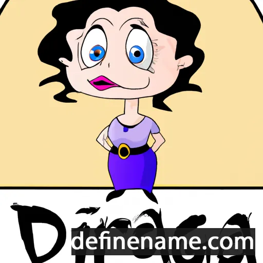 cartoon of the name Dragica