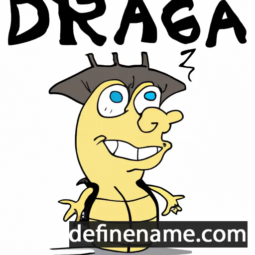 cartoon of the name Dragiša