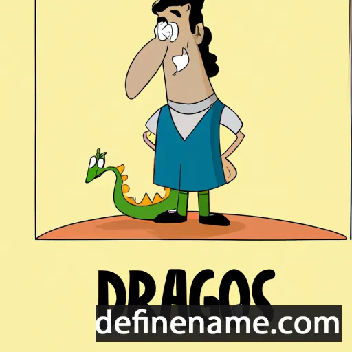 cartoon of the name Dragos