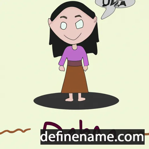 cartoon of the name Draha