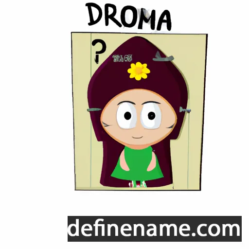 Drahomíra cartoon