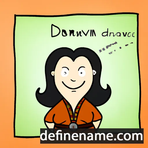 cartoon of the name Drahoslava