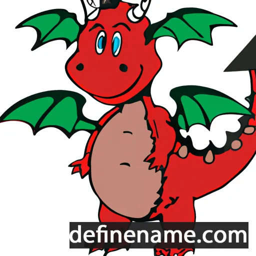 cartoon of the name Drakon