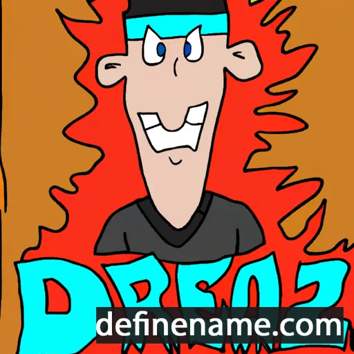 cartoon of the name Dražen