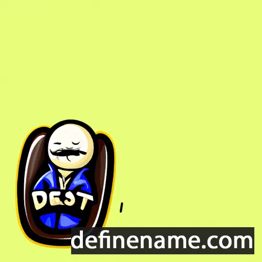 cartoon of the name Drest