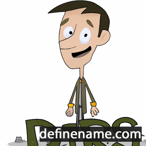 cartoon of the name Dries