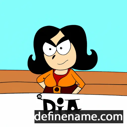 cartoon of the name Drita