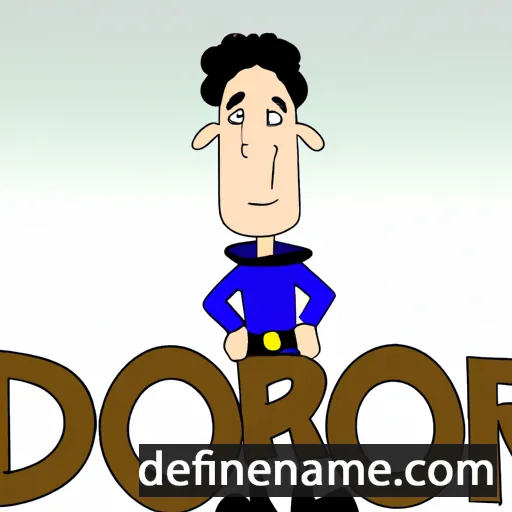 cartoon of the name Dror