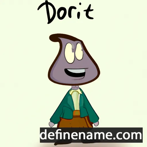 cartoon of the name Drorit