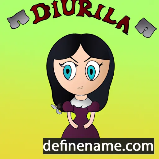 cartoon of the name Drusilla