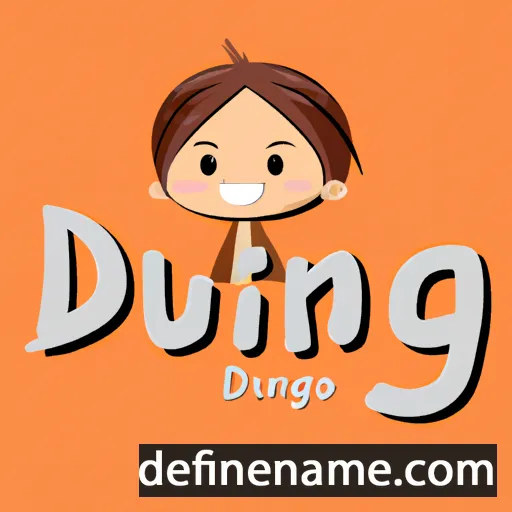 cartoon of the name Dương