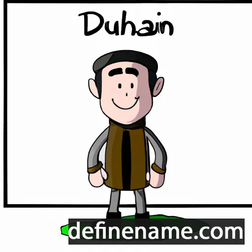 cartoon of the name Dubhán