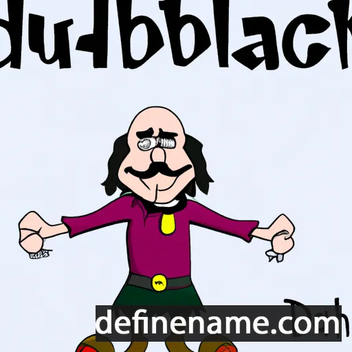 cartoon of the name Dubhghall