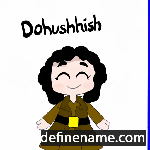 cartoon of the name Dubhshláine