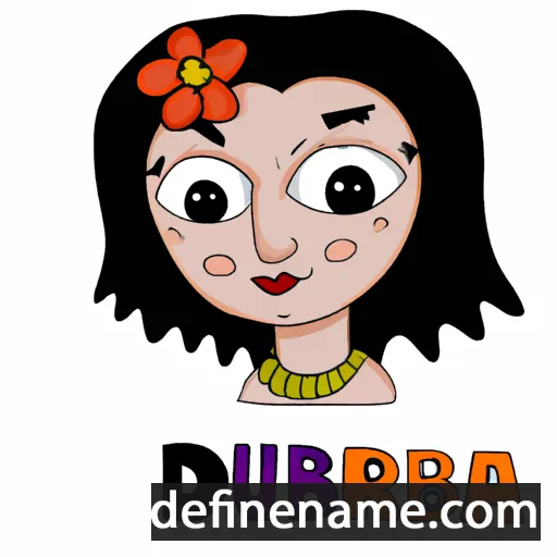 cartoon of the name Dubravka