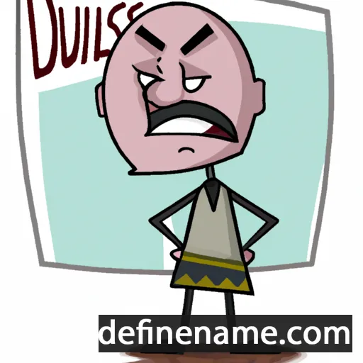 cartoon of the name Duilius