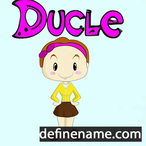 cartoon of the name Dulcie