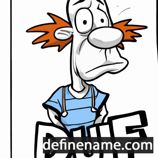 cartoon of the name Dulf