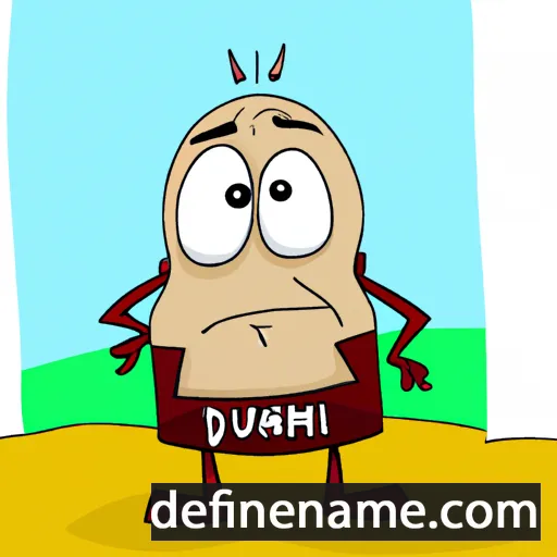 cartoon of the name Dumuzid